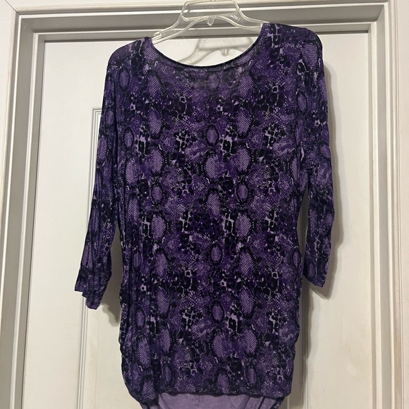 Lane Bryant 14/16 Side-Ruched Top - Picture 2 of 4